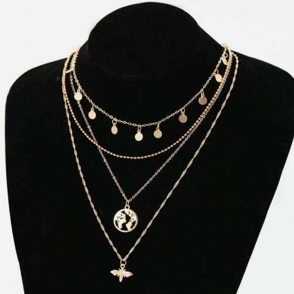 2021 Boho Multi-Layer Choker Clavicle Necklaces - Picture 2 of 7